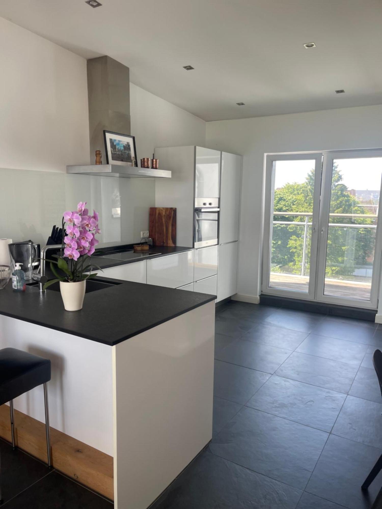 Luxus Penthouse Waterview Apartman Kiel Kültér fotó