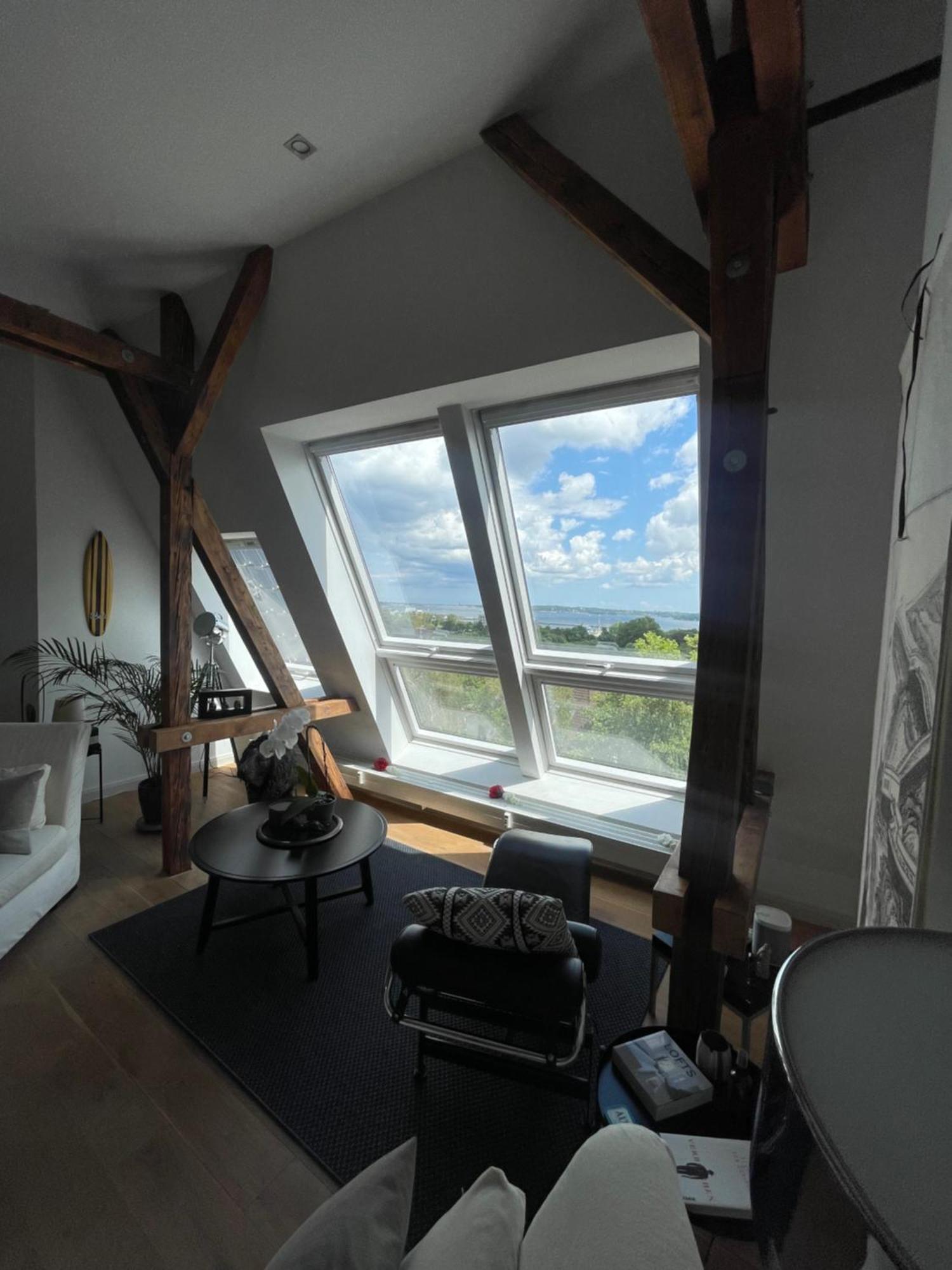 Luxus Penthouse Waterview Apartman Kiel Kültér fotó